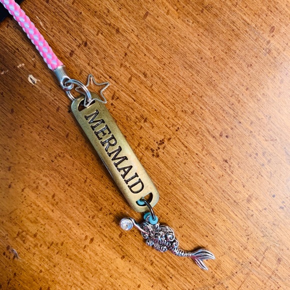 NEW Mermaid Lanyard 🔑 decorative key chain Star Handmade peacedbyAlise fun - Picture 2 of 3